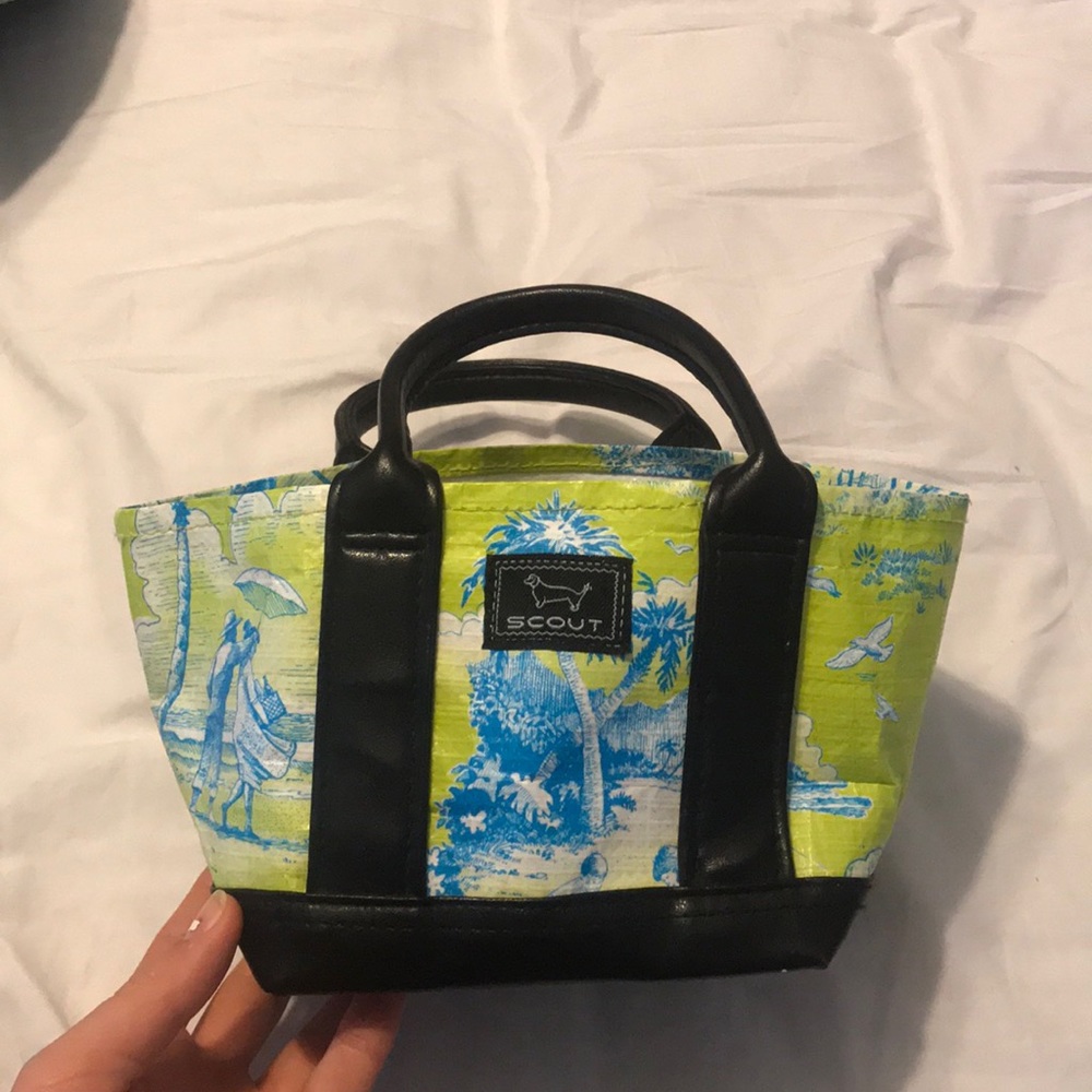Never used scout bag with adorable pattern
